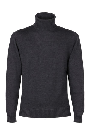 Turtleneck merino wool sweater-0